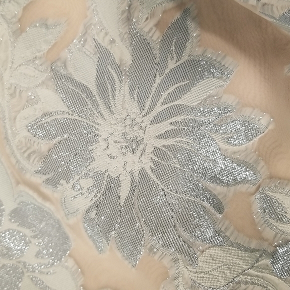 💕ST. JOHN💕 Formal High Waisted Jacquard Floral Embroidered Ball Skirt 12 NWOT - Picture 9 of 12